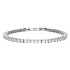 Diamonfire Claw Set Zirconia Tennis Bracelet