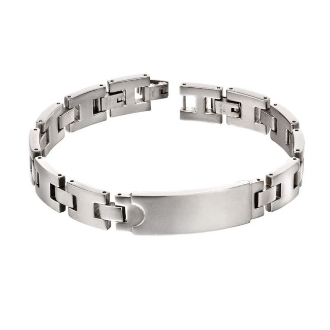 Fred Bennett Stainless Steel ID Bar Bracelet