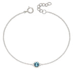 Beginnings Crystal Birthstone Bracelet