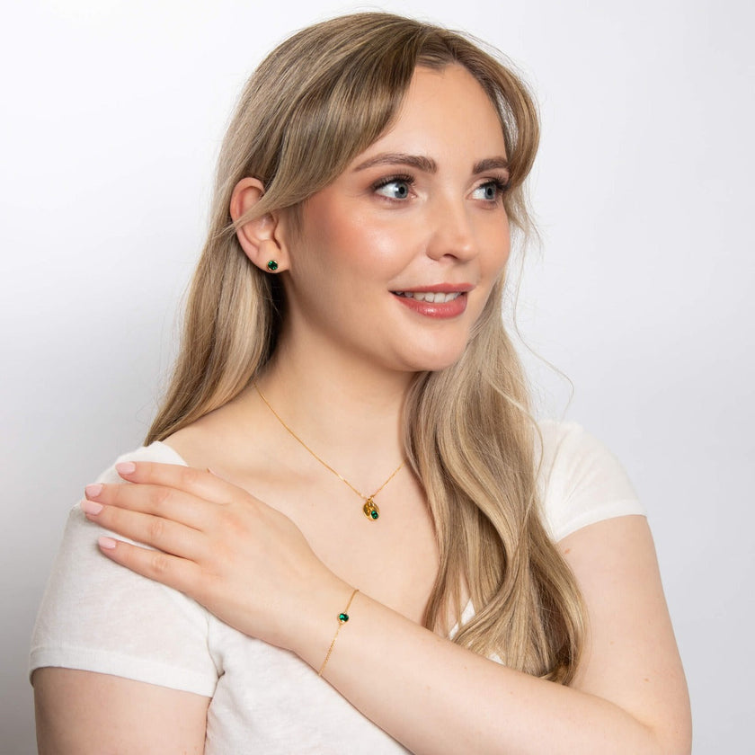 Beginnings Crystal Birthstone Earrings