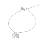 Diamonfire Engravable Tag Bracelet with Pave Set Oval Tag