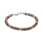 Fred Bennett Stainless Steel Bracelet with Hematite