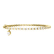 Diamonfire Small Zirconia Charm Tennis Bracelet