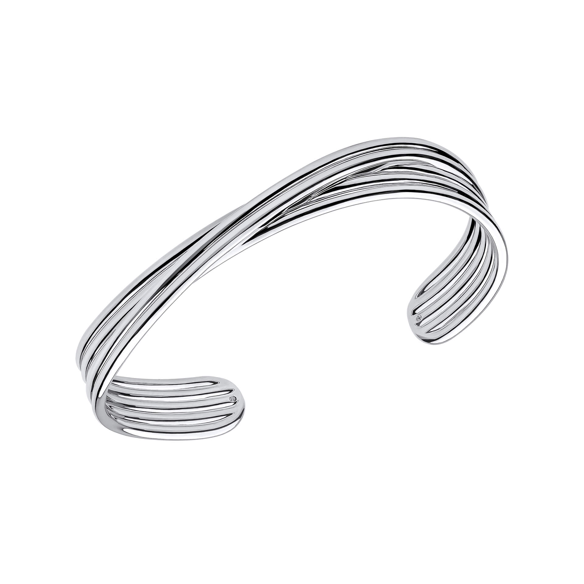 Beginnings Twisted Ridge Cuff Bangle