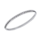 Beginnings Twisted Rope Textured Bangle