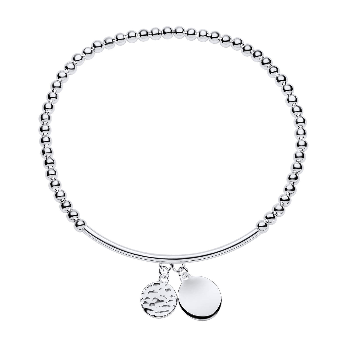 Bracelet extensible Beginning avec breloques disques