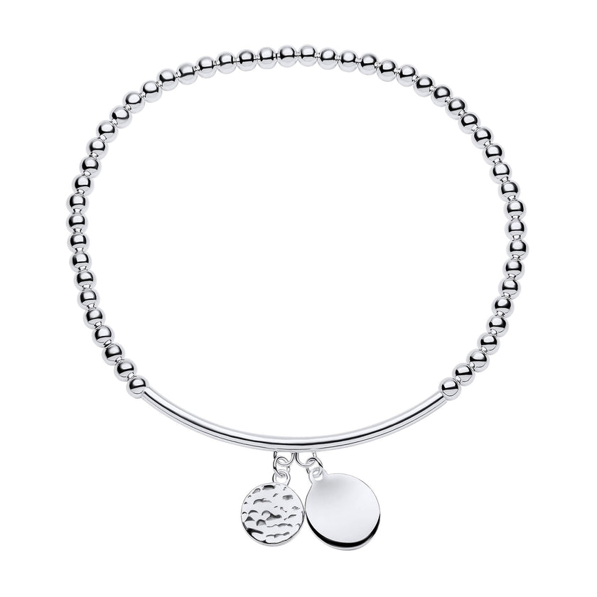 Bracelet extensible Beginning avec breloques disques