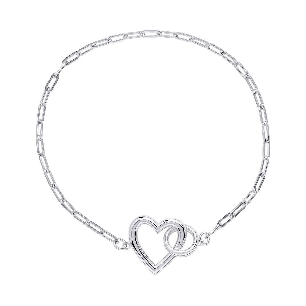 Beginnings Heart Connection Chain Bracelet