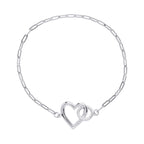 Beginnings Heart Connection Chain Bracelet