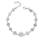 Beginnings Spray Textured Discs Bracelet