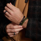 Fred Bennett Black Anchor Chain Bracelet