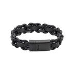 Fred Bennett Thick Braided Leather Bracelet
