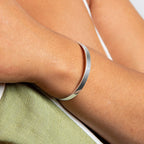 Beginnings Torque Bangle with Cubic Zirconia