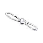 Beginnings Hinged Heart Bangle