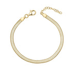 Beginnings Flat Herringbone Chain Bracelet