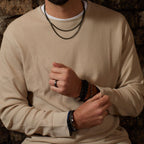 Fred Bennett Gun Metal Double Chain Necklace