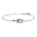 Diamonfire Interlocking Rings Bracelet