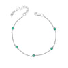 Laura Ashley Silver Thornage Flowers Station Bracelet