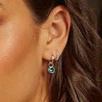 Beginnings 3/4 Ball Hoop Earrings