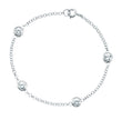 Beginnings Station Bracelet with Cubic Zirconia