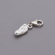 New Baby Personalised Silver Charm