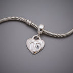 Baby Footsteps Personalised Silver Charm