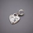 Baby Footsteps Personalised Silver Charm