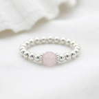 Rose Quartz Gemstone Ring