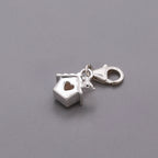 Bird House Silver Charm