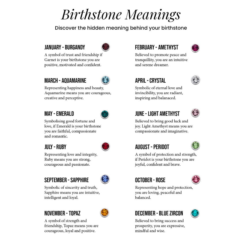 Beginnings Crystal Birthstone Ring