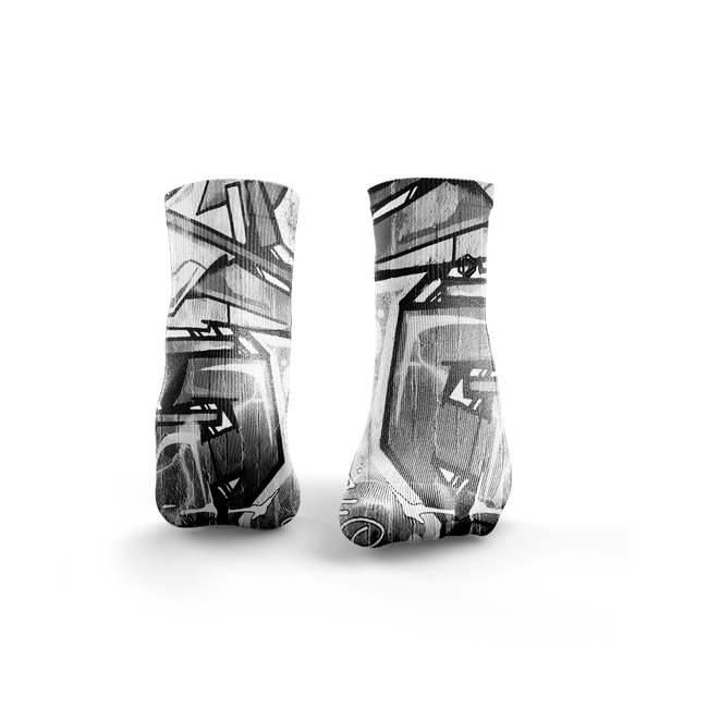 Calcetines con grafiti