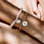 Cygnus Coin Charm Bracelet: Cubic Zirconia
