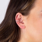 Beginnings CZ Double Row Ear Cuff