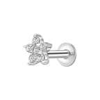 Beginnings Flower Labret Stud Earring