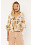 Sisstrevolution Cape may woven top