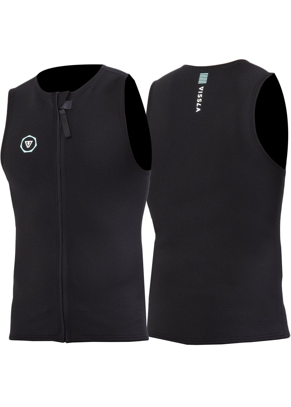 Chaleco de neopreno con cremallera frontal Vissla 7 Seas 2mm