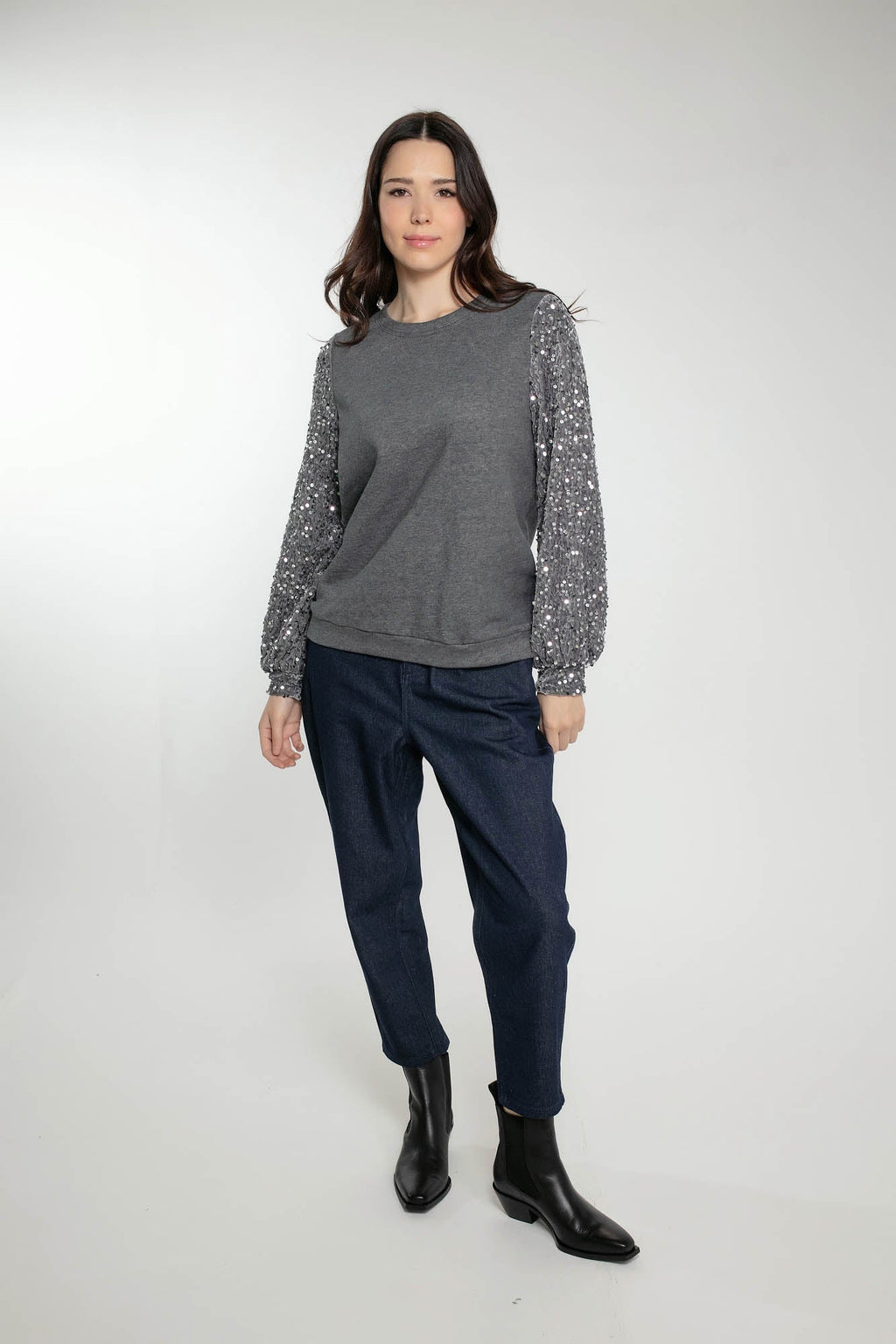 Caroline Trousers in Denim