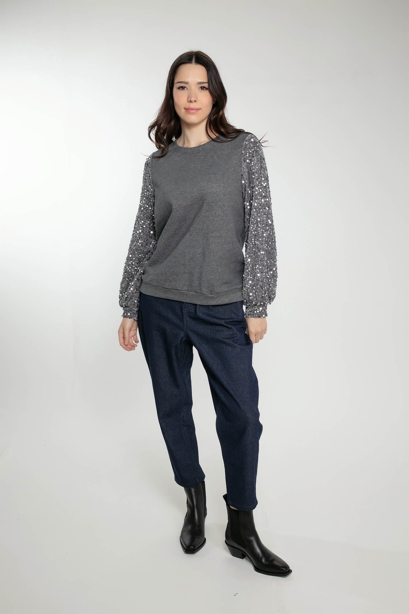 Caroline Trousers in Denim