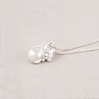 Cat Silver Charm