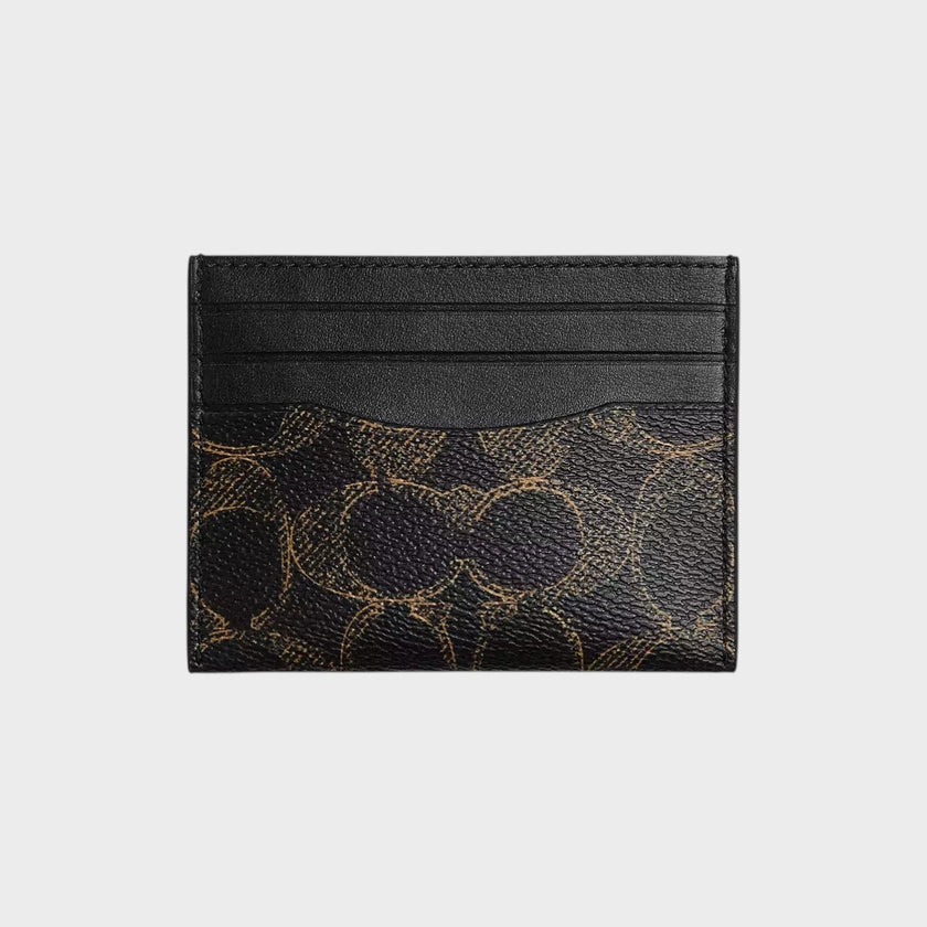 Schlankes Ausweisetui aus Loved Signature Canvas
