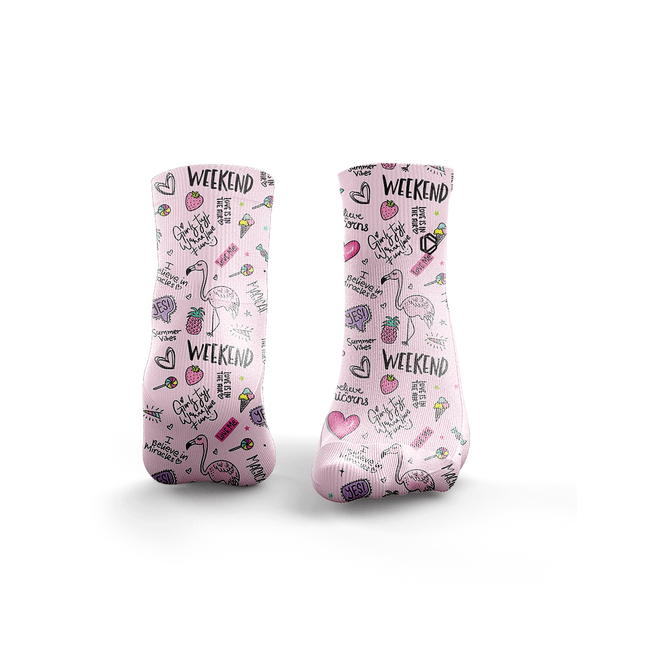 'Cheers To The Weekend' Low Cut Crew Socks