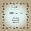 Chihuahua Silver Dog Charm Bracelet