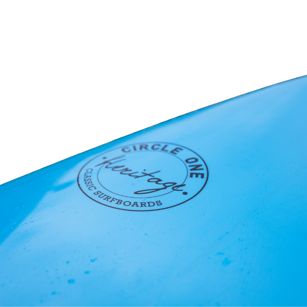 7' Heritage Round Tail Retro Egg Surfboard in Gloss Tint
