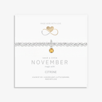 Citrine Birthstone Bracelet
