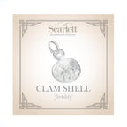 Clam Shell & Crab Silver Charm