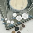 Classic St Christopher Necklace Sterling Silver 18mm