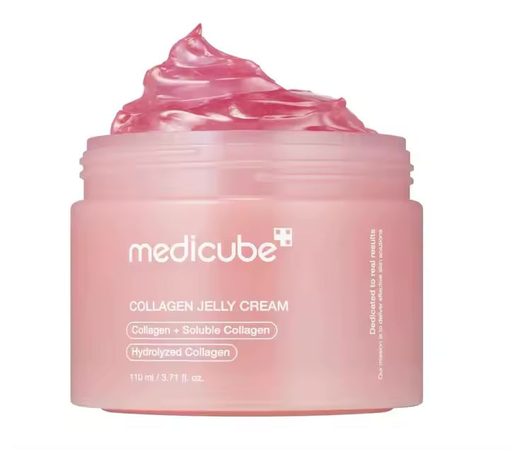 Korean Skincare Niacinamide Hydrolyzed Collagen Boosts Skin's Hydration Glow Medicube Collagen Jelly Cream
