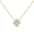 Clover necklace 18k gold