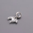 Cockapoo Silver Dog Charm