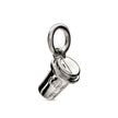 Coffee Cup Silver Charm